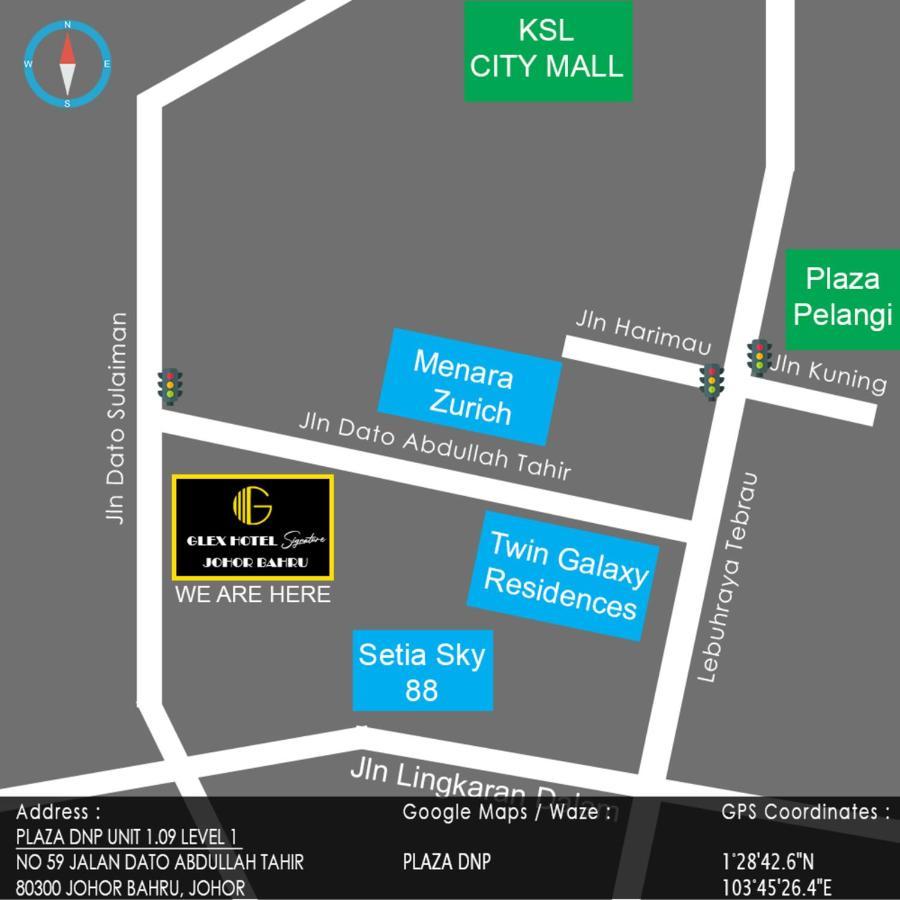 Glex Hotel Signature Johor Bahru Dış mekan fotoğraf